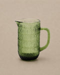 Carafe Verte Verre Recyclé Ondulé - | Maison Baan