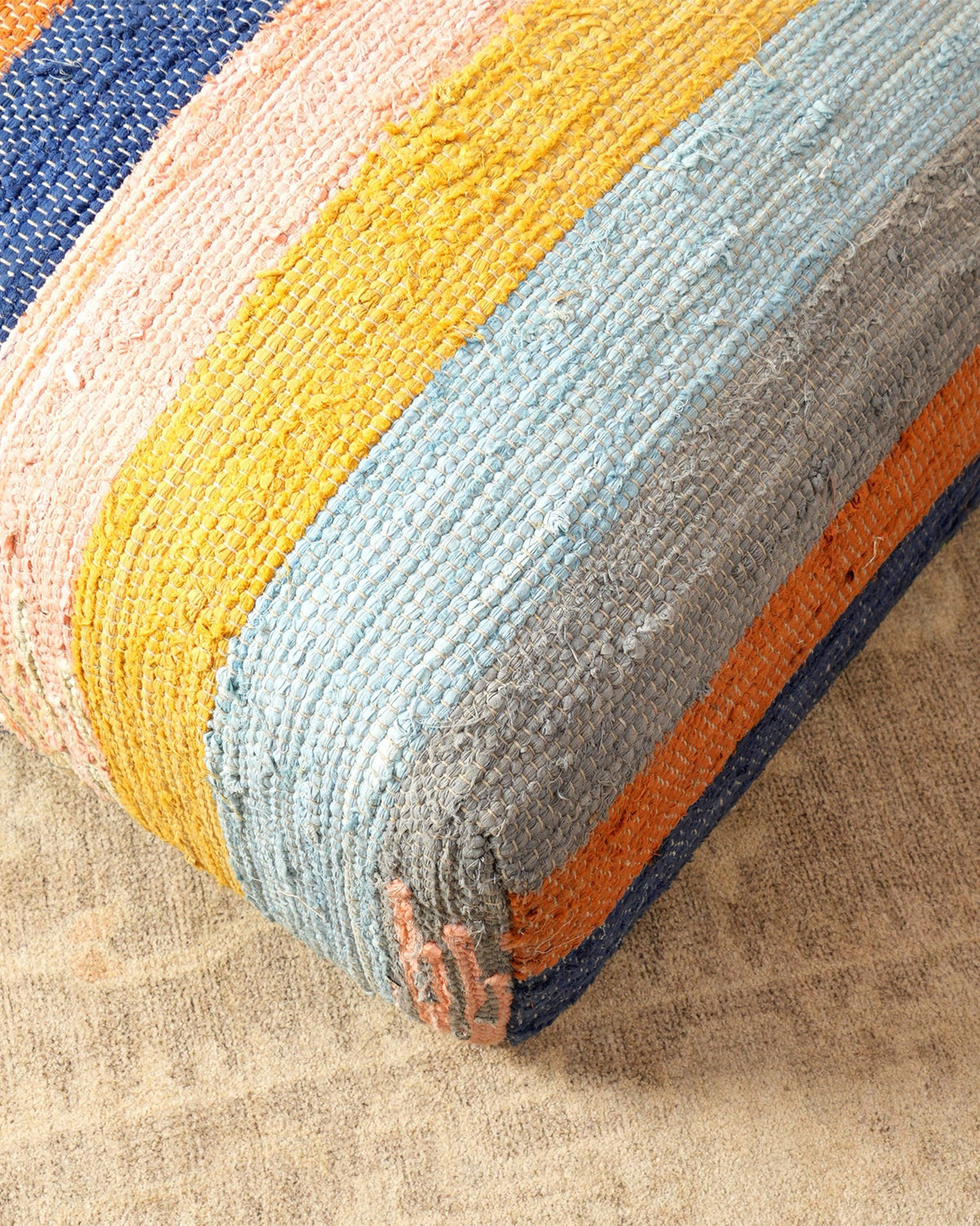 Fauteuil Lounge Multicolore en Coton - | Maison Baan