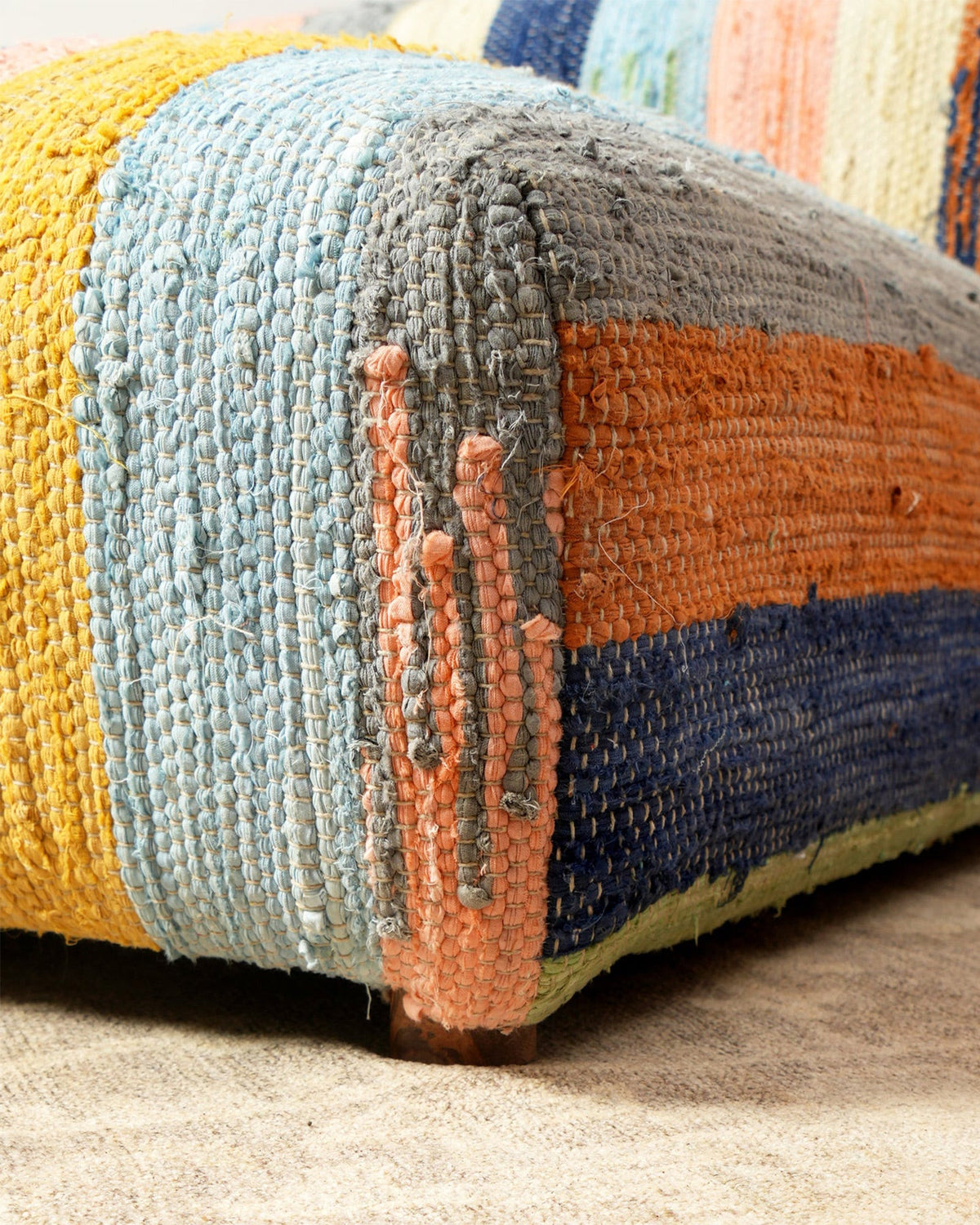 Fauteuil Lounge Multicolore en Coton - | Maison Baan
