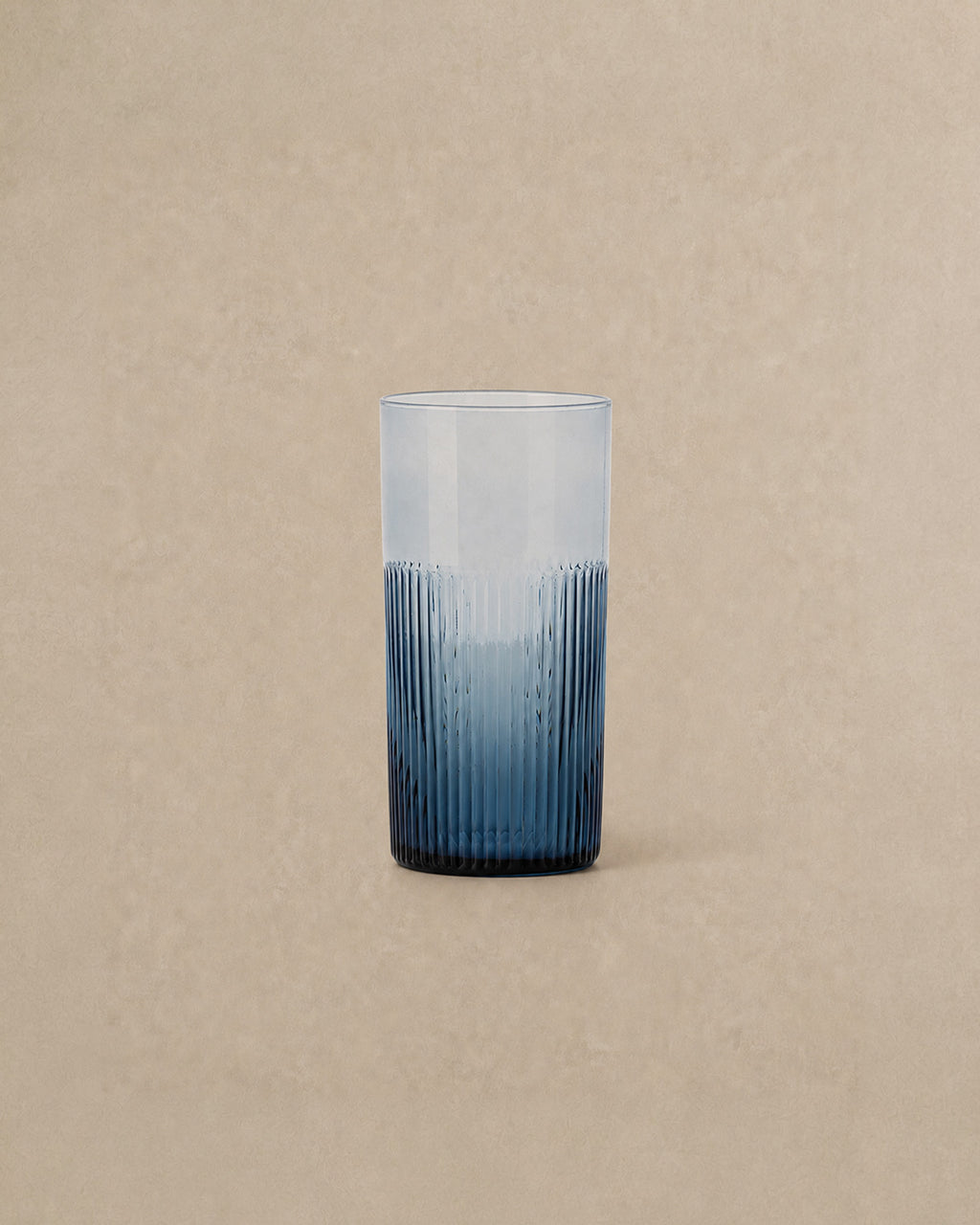 Verre Bleu Azure Ondulé