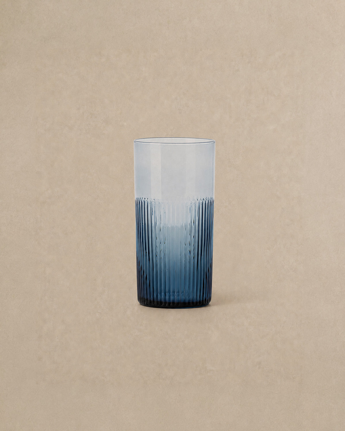 Verre Bleu Azure Ondulé