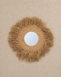 Miroir mural rond à franges - | Maison Baan