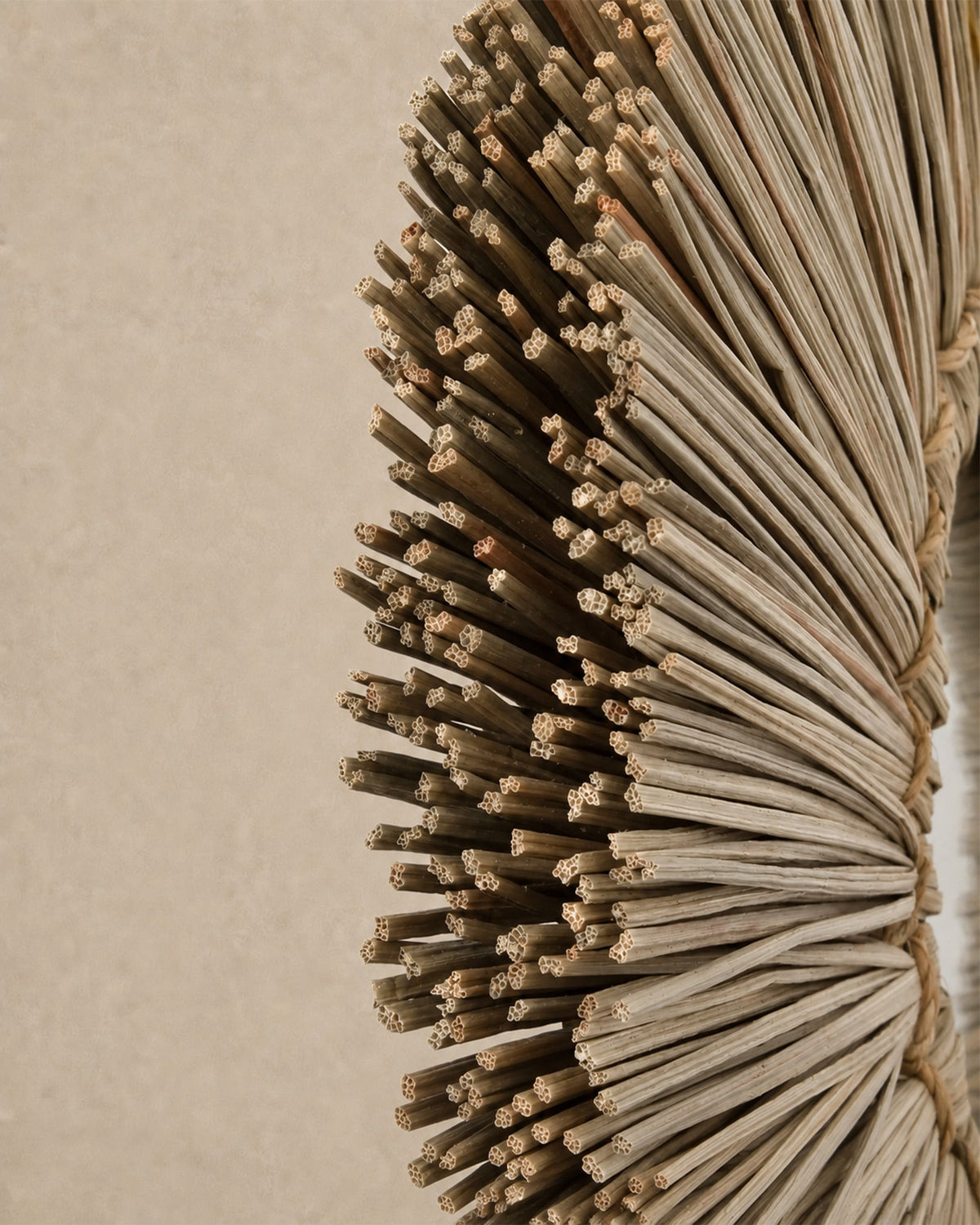 Miroir rond mural naturel - | Maison Baan