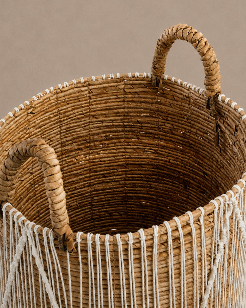 Panier Macramé à Anses - | Maison Baan