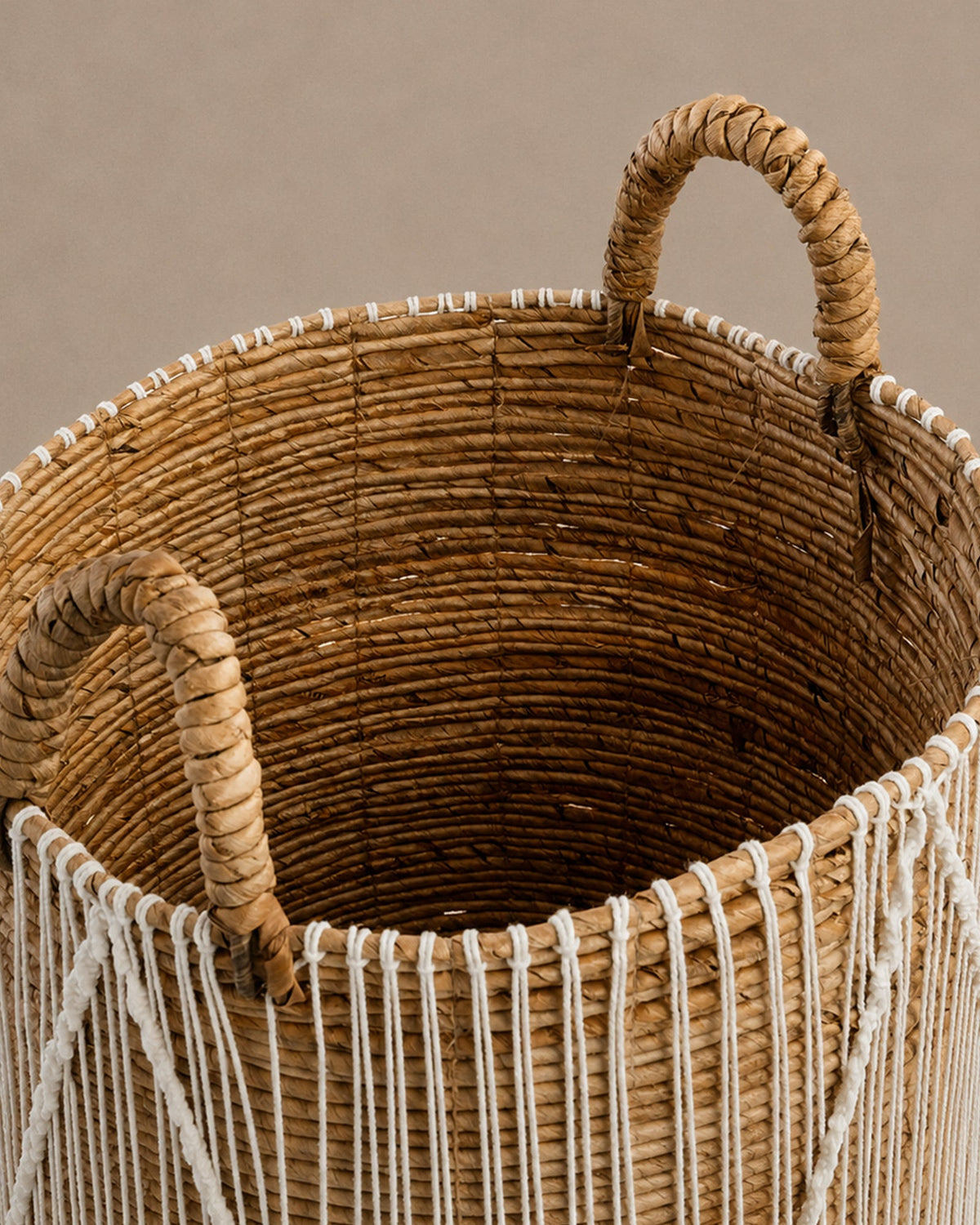 Panier Macramé à Anses - | Maison Baan