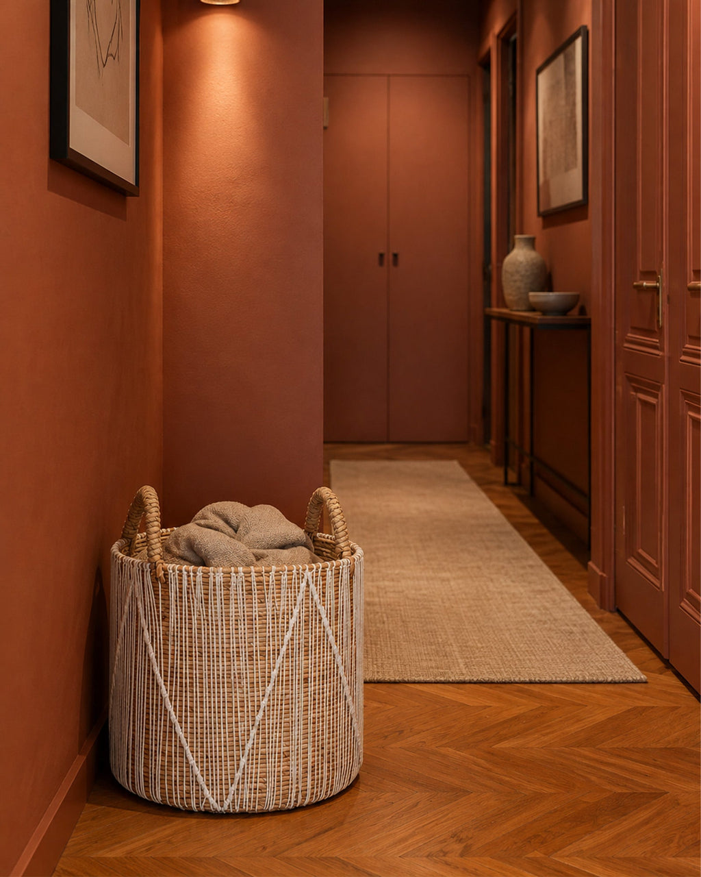 Panier Macramé à Anses - | Maison Baan