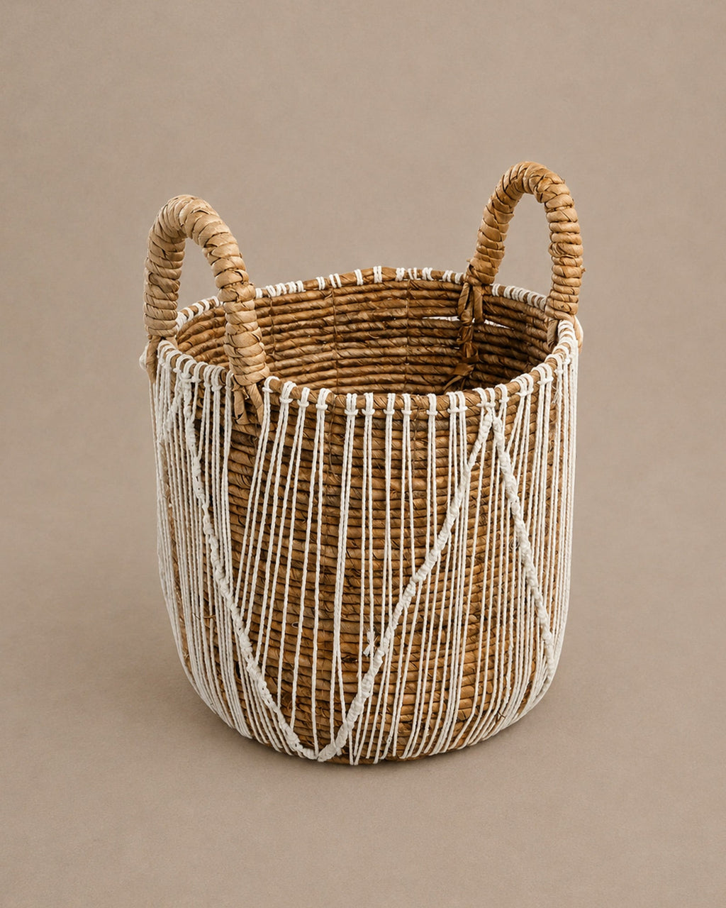 Panier Macramé à Anses - | Maison Baan