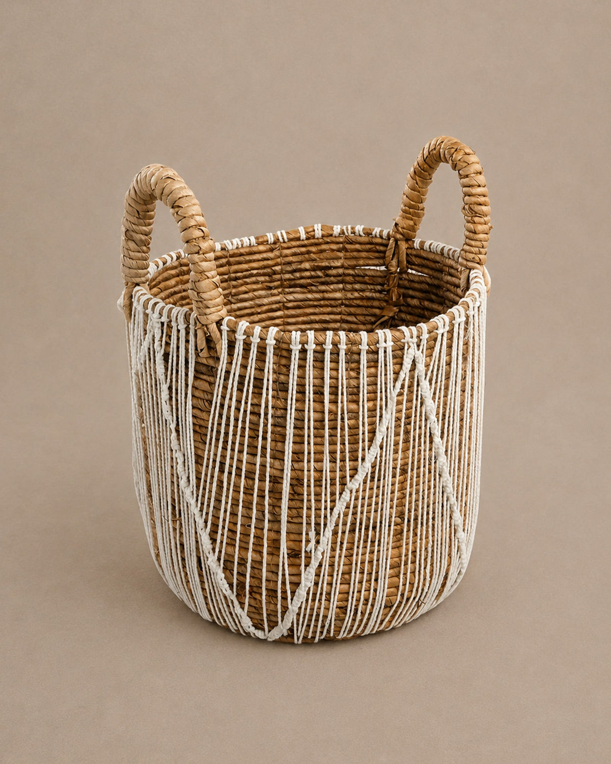 Panier Macramé à Anses - | Maison Baan