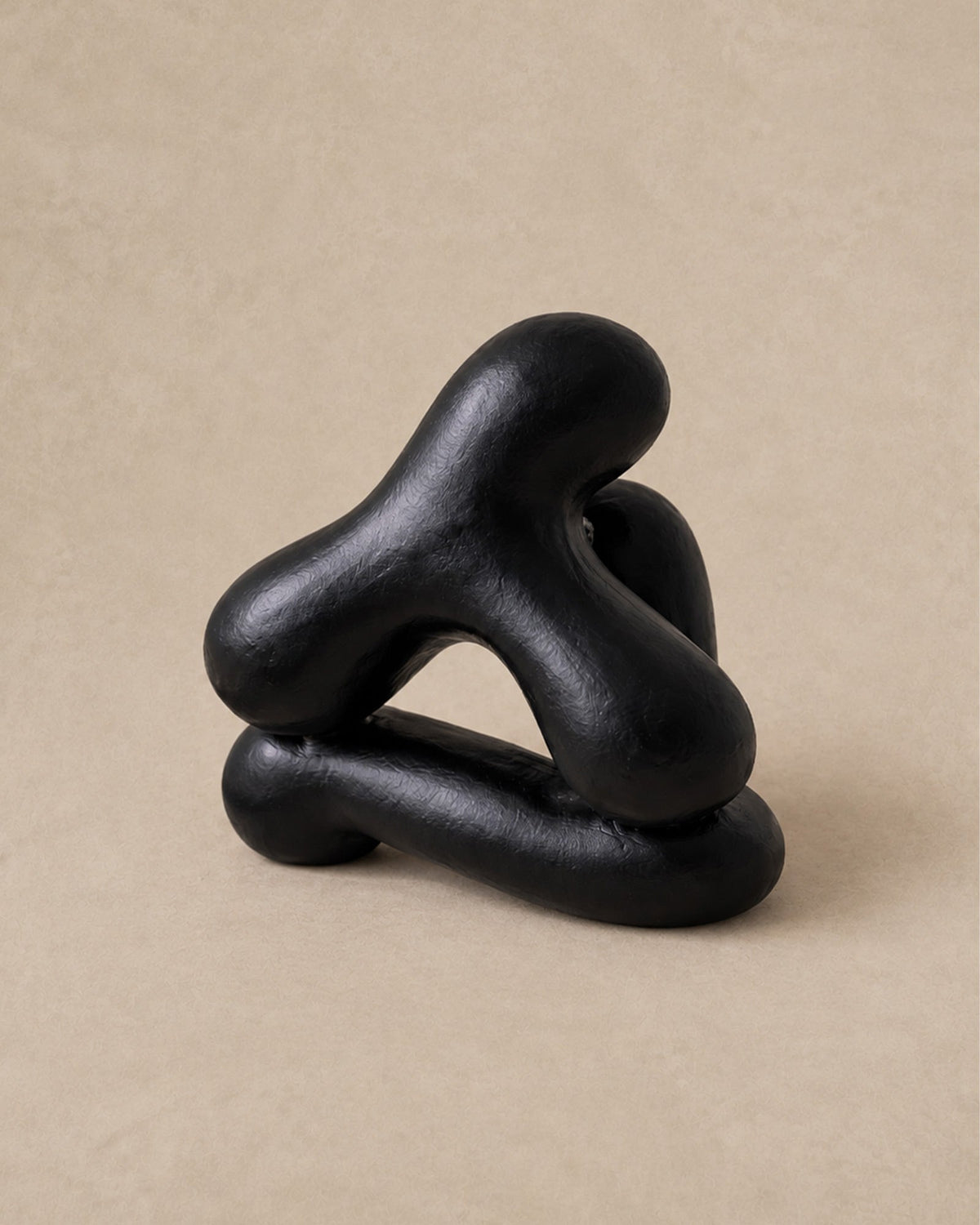 Sculpture Abstraite Aluminium Noir - | Maison Baan