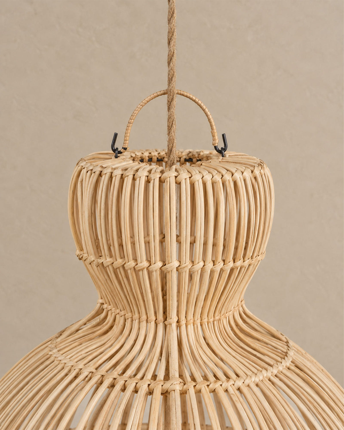 Suspension Matcha en rotin naturel - | Maison Baan