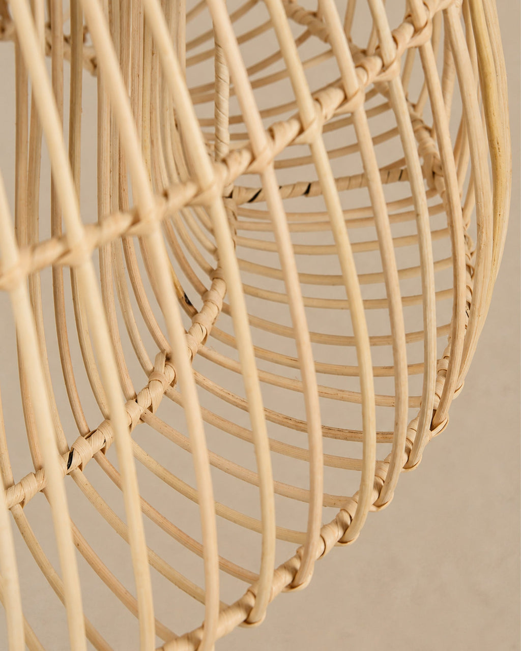 Suspension Matcha en rotin naturel - | Maison Baan