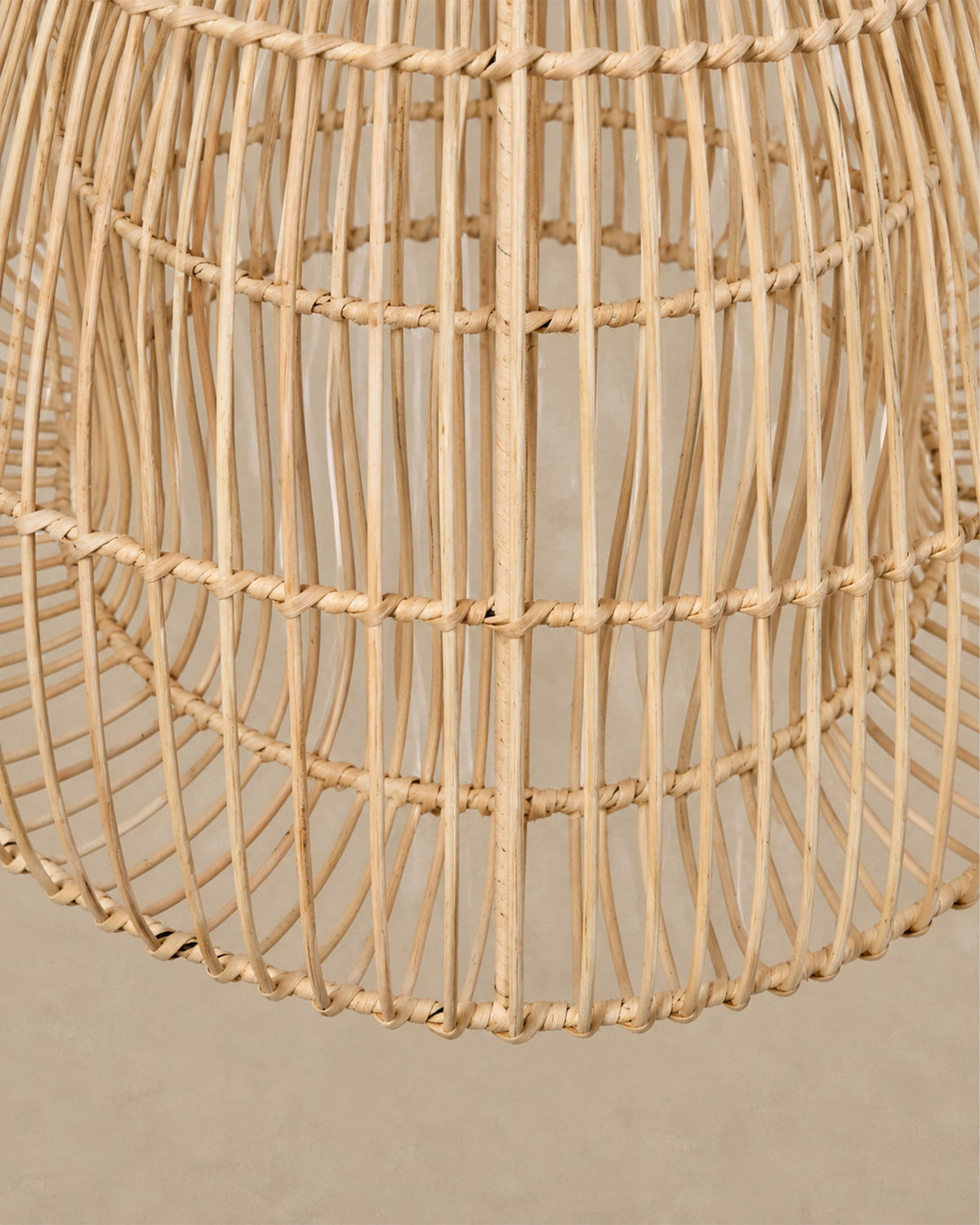 Suspension Matcha en rotin naturel - | Maison Baan