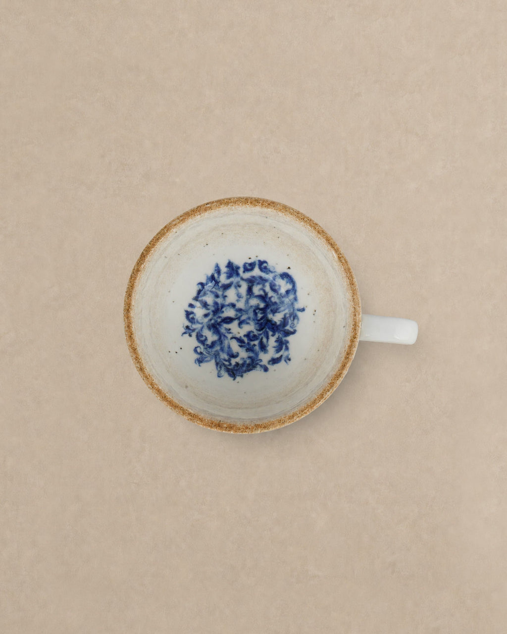 Tasse Bleue & Blanche Fleurie en Porcelaine - Set de 12 - | Maison Baan