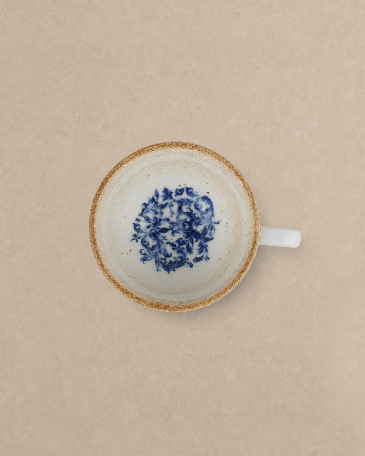 Tasse Bleue & Blanche Fleurie en Porcelaine - Set de 12 - | Maison Baan