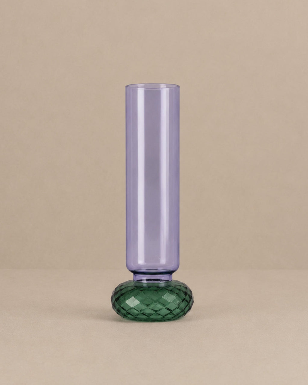 Vase en verre Mauve et Vert - | Maison Baan