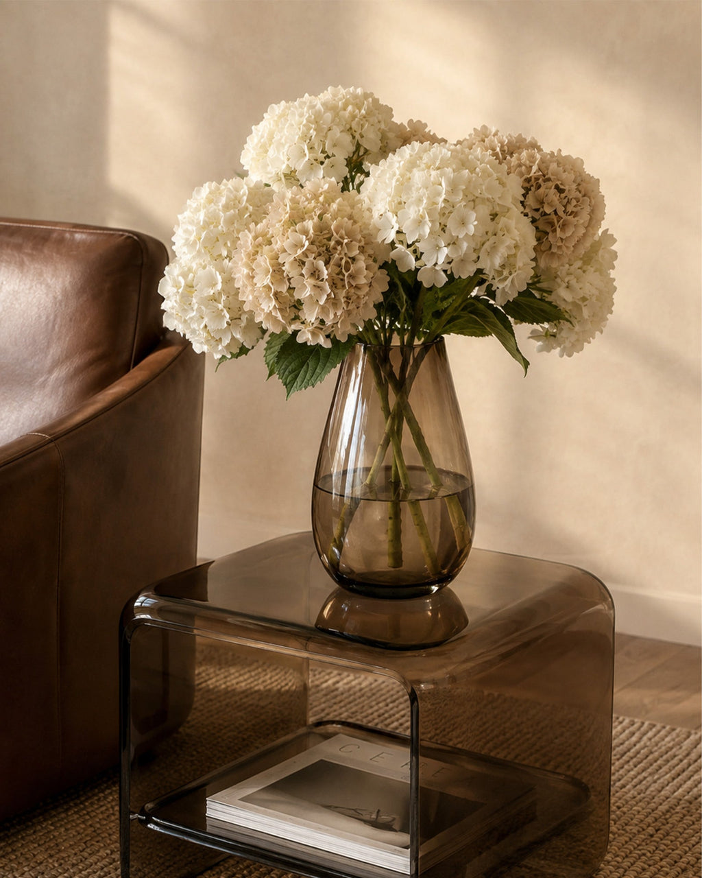 Vase Forme Organique Marron - | Maison Baan