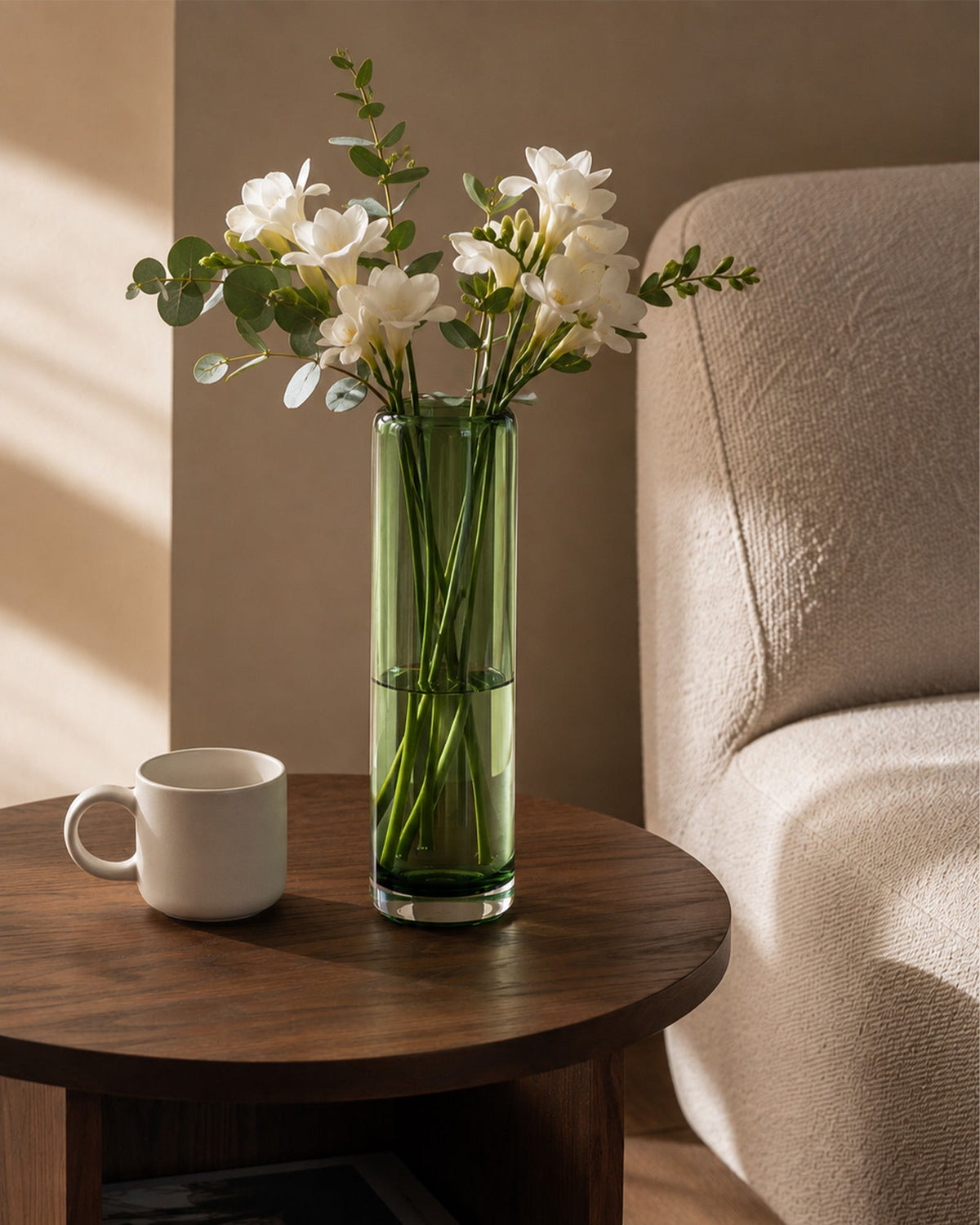 Vase Haut Vert - | Maison Baan