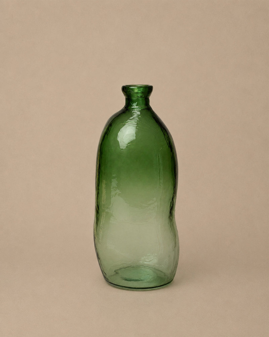 Vase Vert Dégradé Fait Main - | Maison Baan