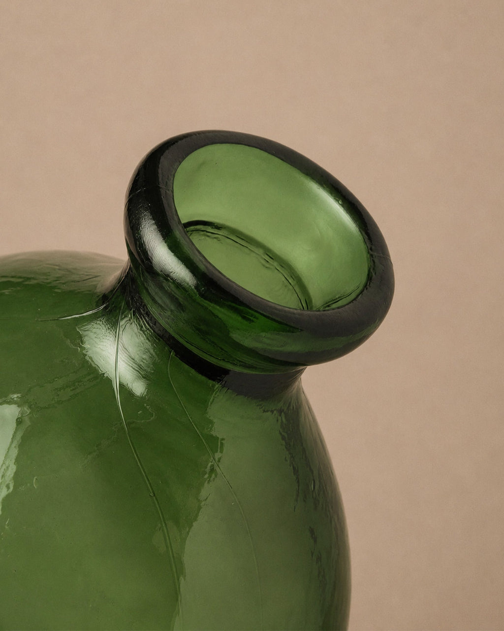 Vase Vert Dégradé Fait Main - | Maison Baan