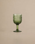 Verre à vin en verre recyclé – Vert - | Maison Baan
