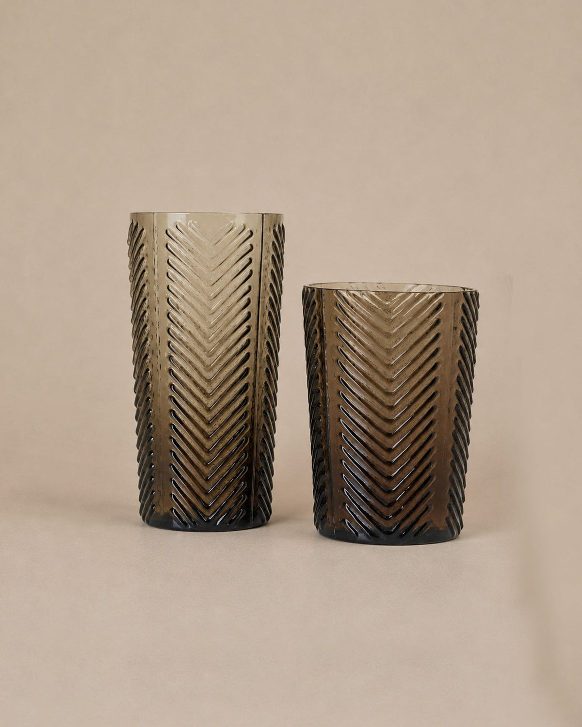 Verre Marron à Motifs - | Maison Baan