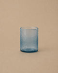 Verre martelé bleu azure - | Maison Baan